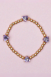 Boutique Chic Amethyst Love Bracelet