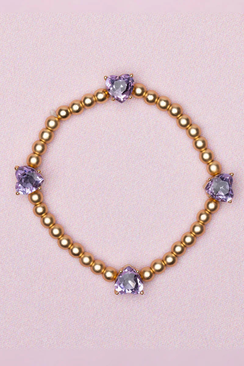 Boutique Chic Amethyst Love Bracelet