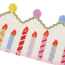 Load image into Gallery viewer, Birthday Wishes Reusable Birthday Crown
