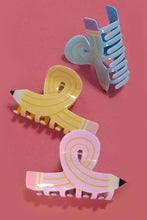 Load image into Gallery viewer, Back To School Pencil Hair Claw Clip
