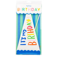 Load image into Gallery viewer, Bright Birthday Felt Pennant Banner
