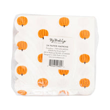 Load image into Gallery viewer, Pumpkin Scallop Cocktail Napkin
