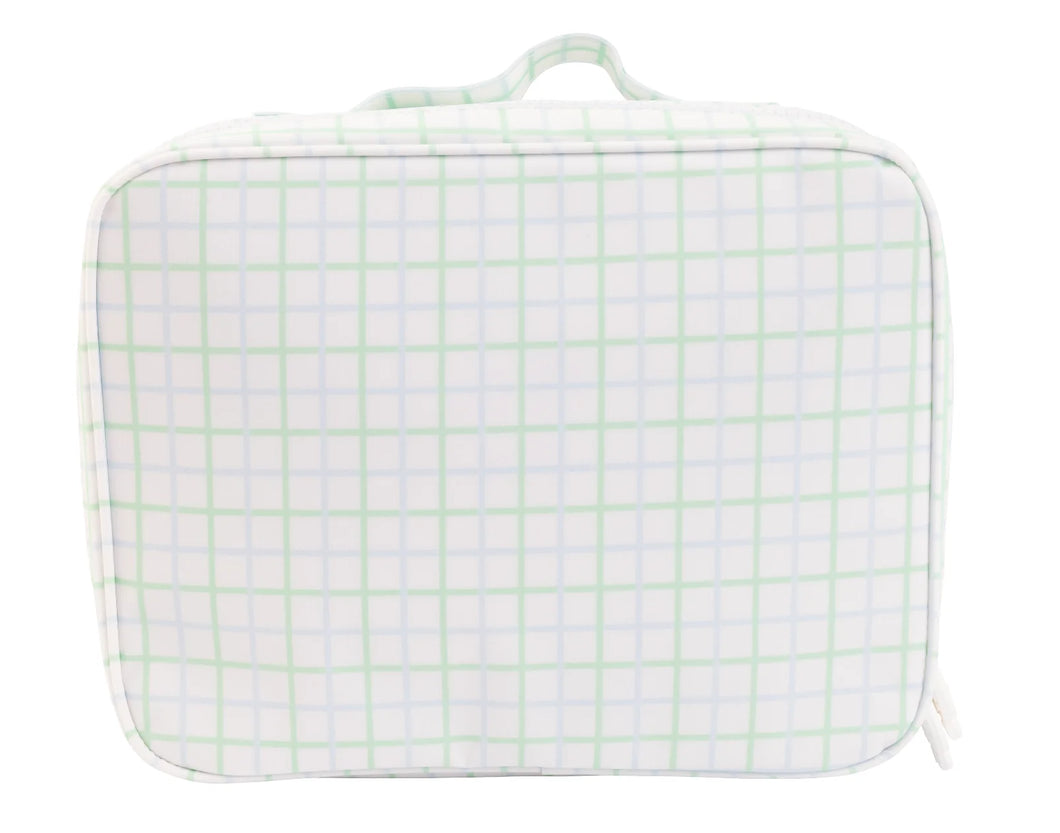 Blue/Green Windowpane Lunchbox