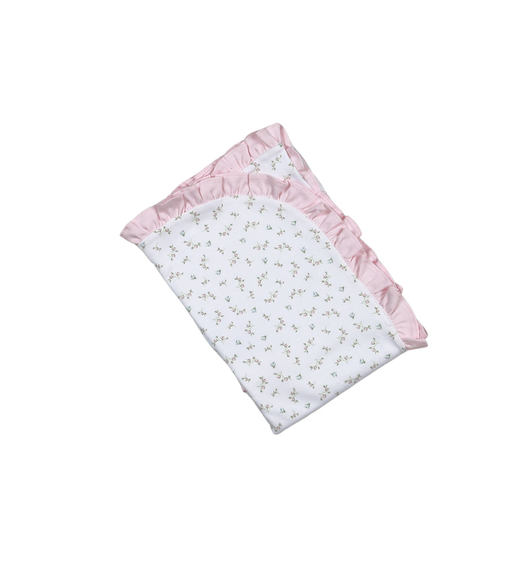 Bella Floral Pima Receiving Blanket