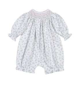 Bella Floral Smocked Bishop Bubble