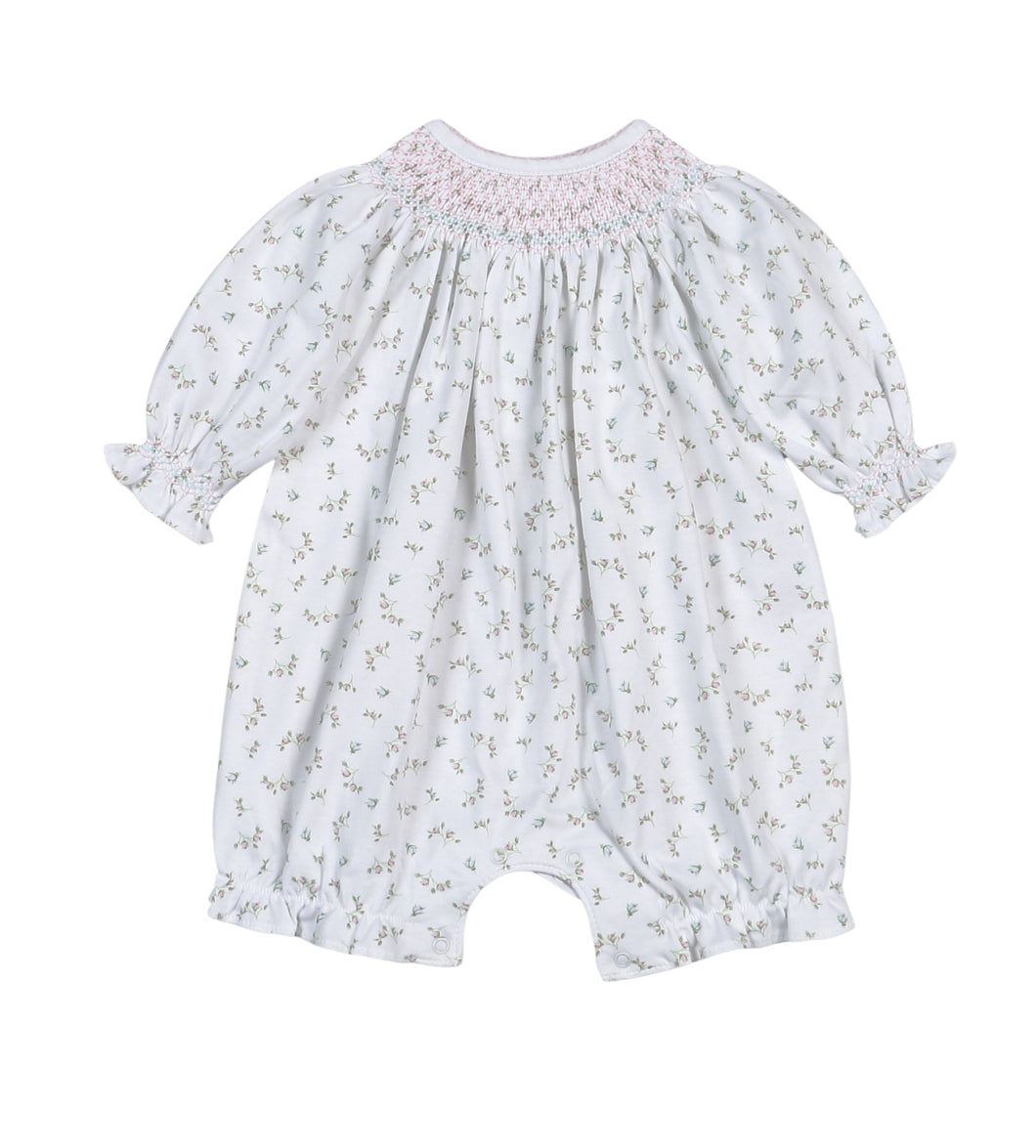 Bella Floral Smocked Bishop Bubble