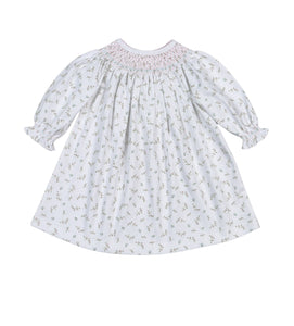 Bella Floral Smocked Bishop Dress
