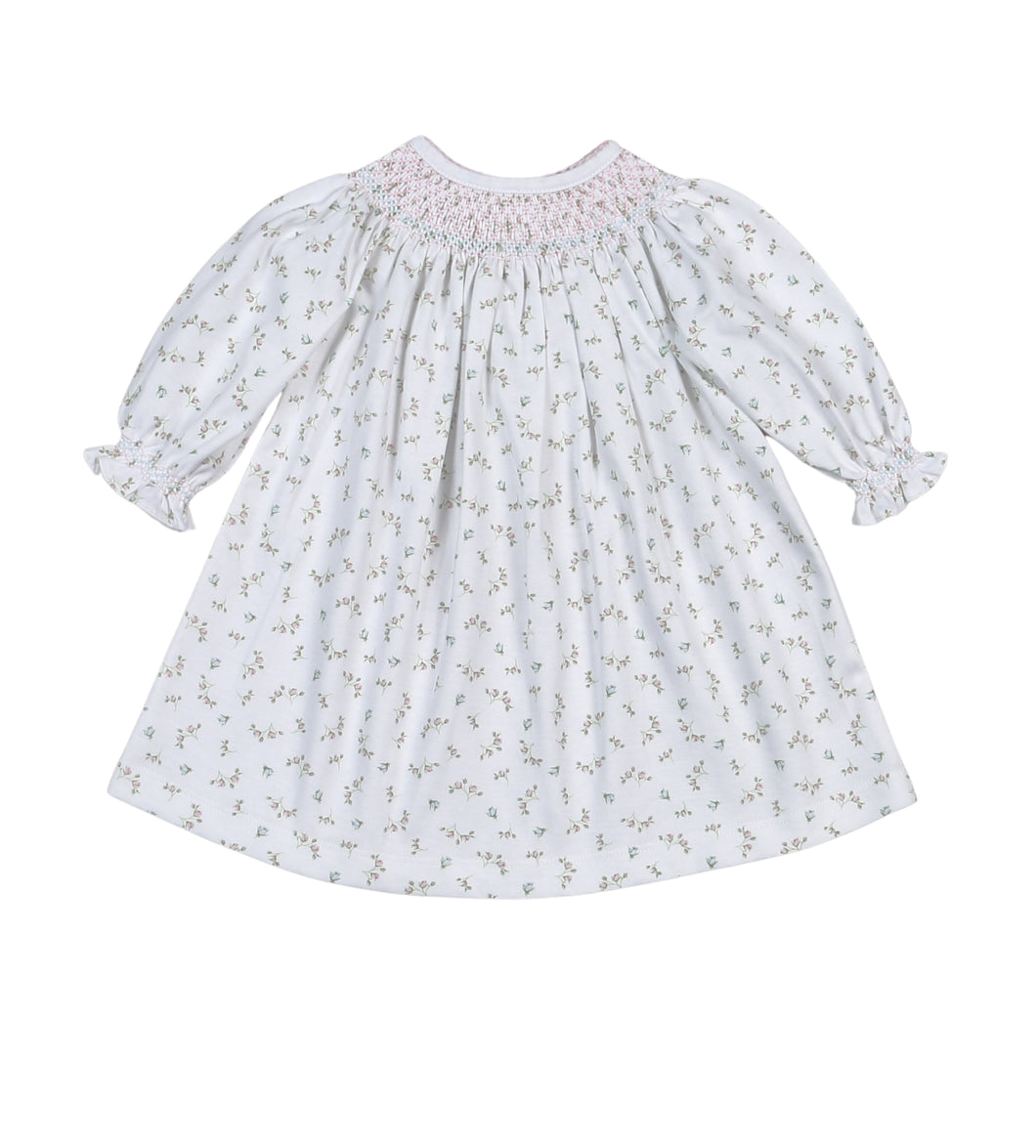 Bella Floral Smocked Bishop Dress