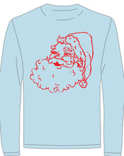 Load image into Gallery viewer, L/S Santa Face T-Shirt
