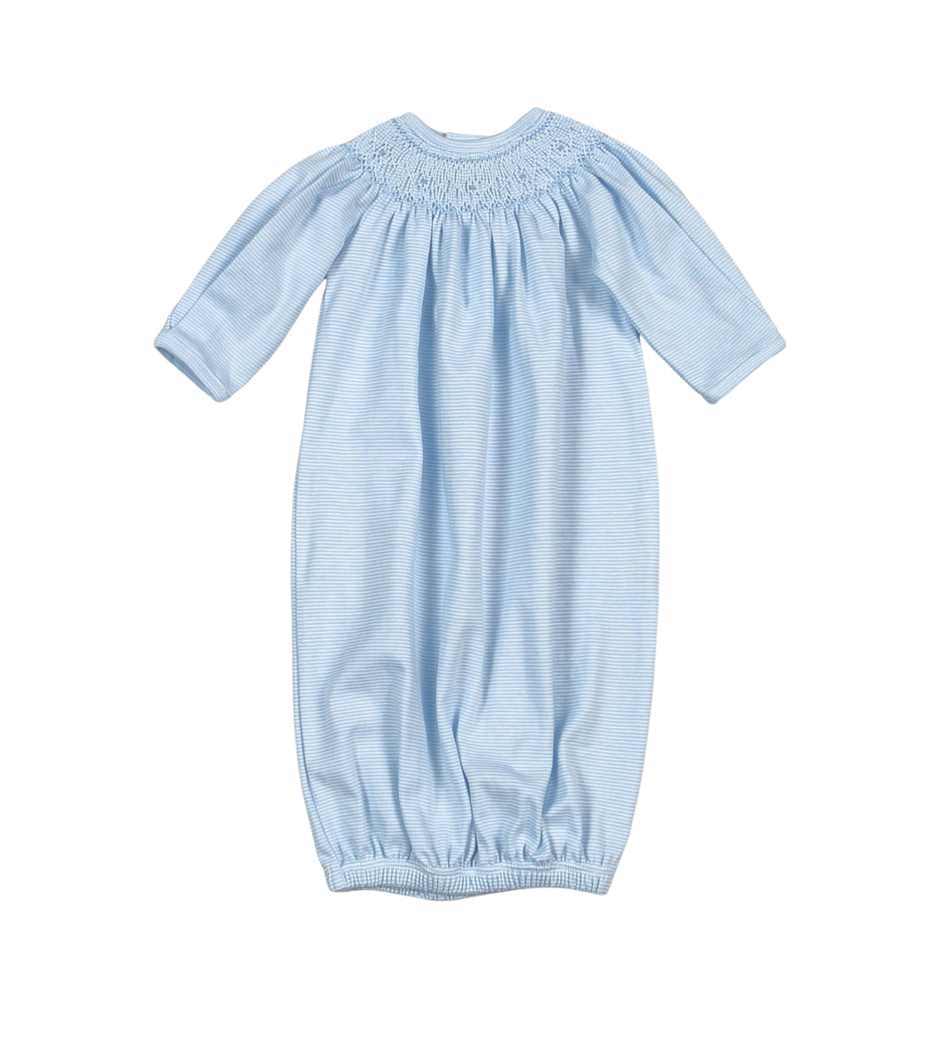 Tim Smocked Bishop Pima Gown