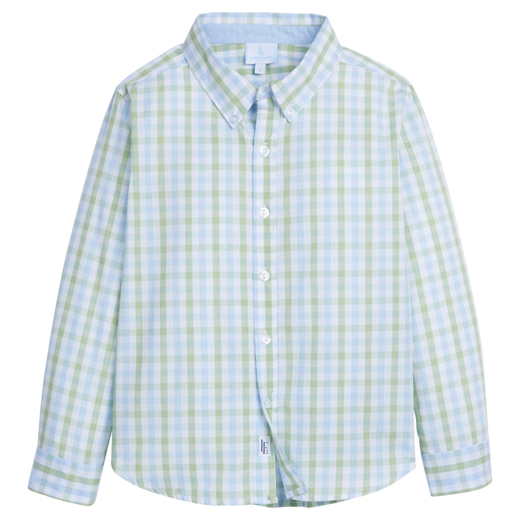 Button Down Shirt - Cheekwood Plaid