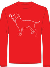 Load image into Gallery viewer, L/S Candy Cane Dog Tee
