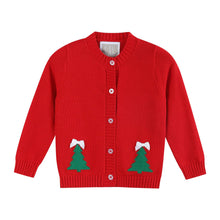 Load image into Gallery viewer, Christmas Tree Knit Cardigan
