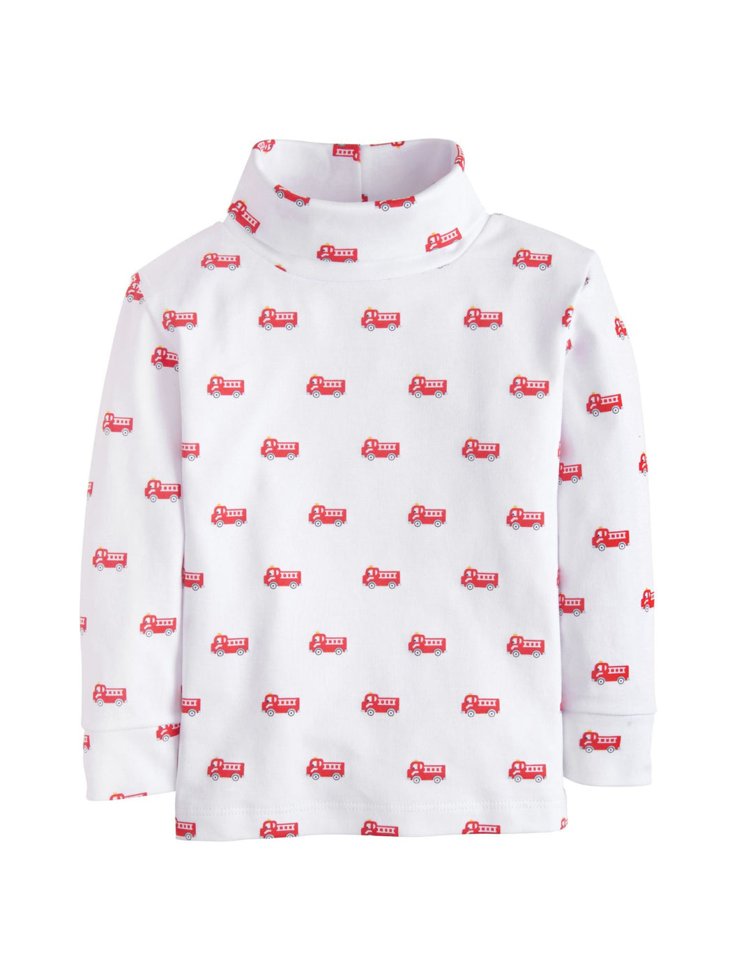 Printed Turtleneck - Fire Truck