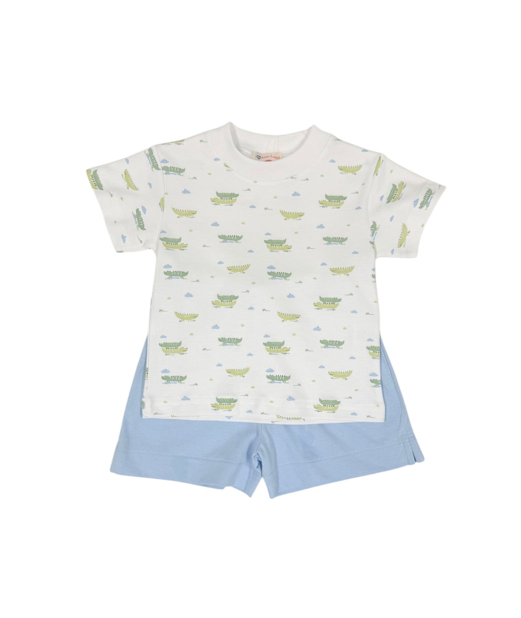 Alligator Printed Shirt w/ Short Set