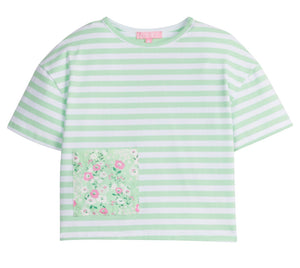 Striped Boxy Tee