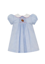 Load image into Gallery viewer, Football Smocked Float Dress
