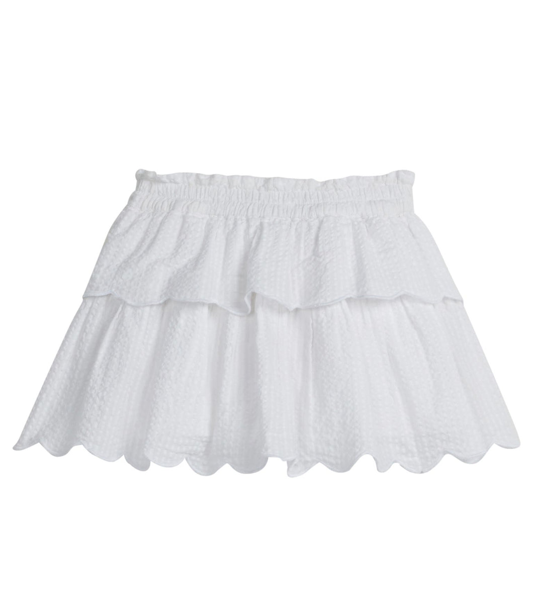 Seersucker Tiered Skort