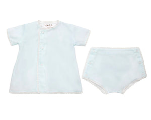 Eyelet Trimmed Diaper Sets