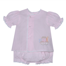 Load image into Gallery viewer, Blanche Girl Diaper Set- Noah's Ark
