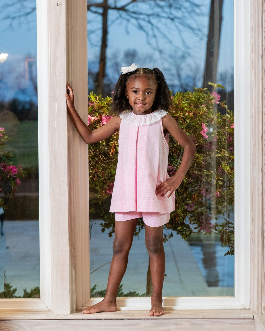 Holly Pink Gingham Shortset