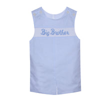 Load image into Gallery viewer, Blue Big Brother Smocked Hayes Shortall
