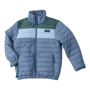 Colorblock Puffer Jacket