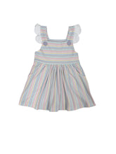 Load image into Gallery viewer, Pastel Stripe Scalloped Dress
