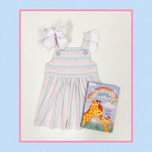 Load image into Gallery viewer, Pastel Stripe Scalloped Dress
