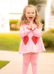 Tabby Tunic/Legging Set w/ Heart Pockets