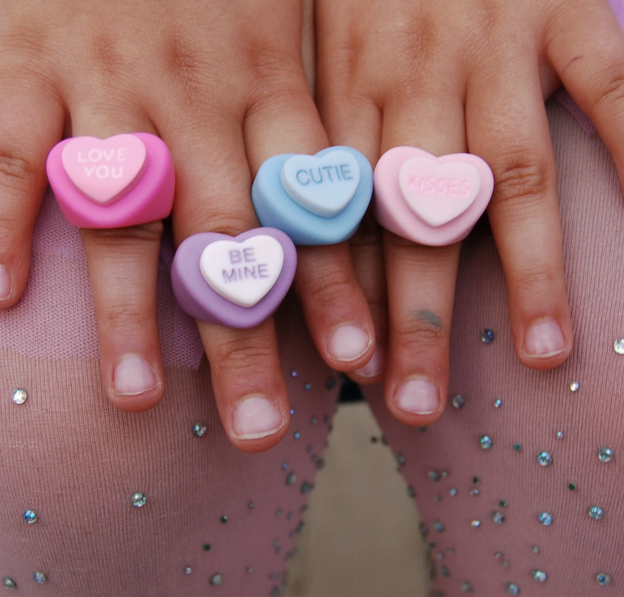 CANDY HEART RINGS-MULTI