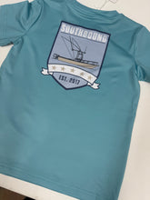 Load image into Gallery viewer, Perf Tee Deep Sea Fishing Crest
