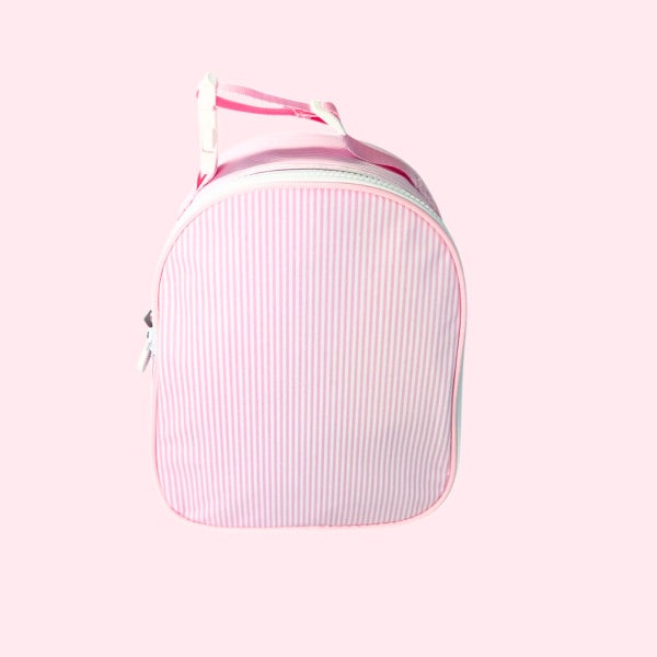 Glossy Preppy Stripe Small Backpack