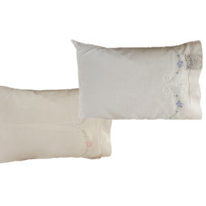 Bow/Knots Emb Pillow/Filler