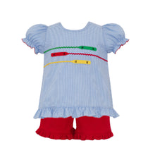 Load image into Gallery viewer, Girl's Crayons Short Set
