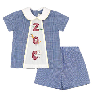 Zoo Emb Adam Short Set