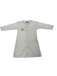 L/S Lamb Gown w/ Picot