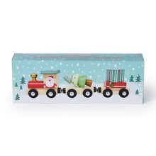 Load image into Gallery viewer, Santa 3 PC Wooden Magnetic Train Set
