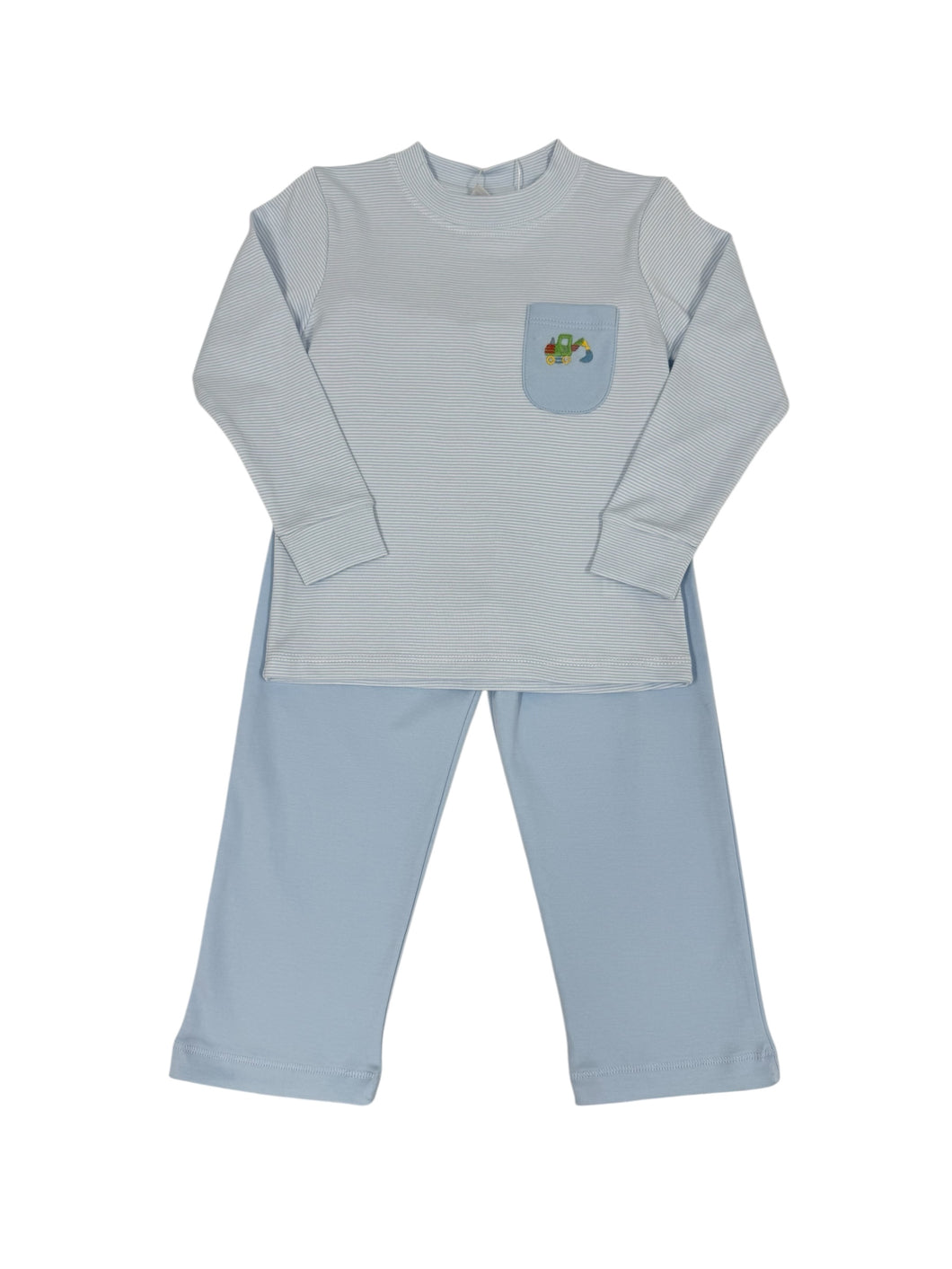 Contruction Embroidery Pant Set