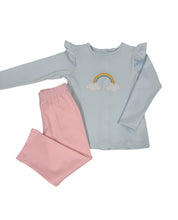Load image into Gallery viewer, Rainbow Embroidery Tunic/Legging Set
