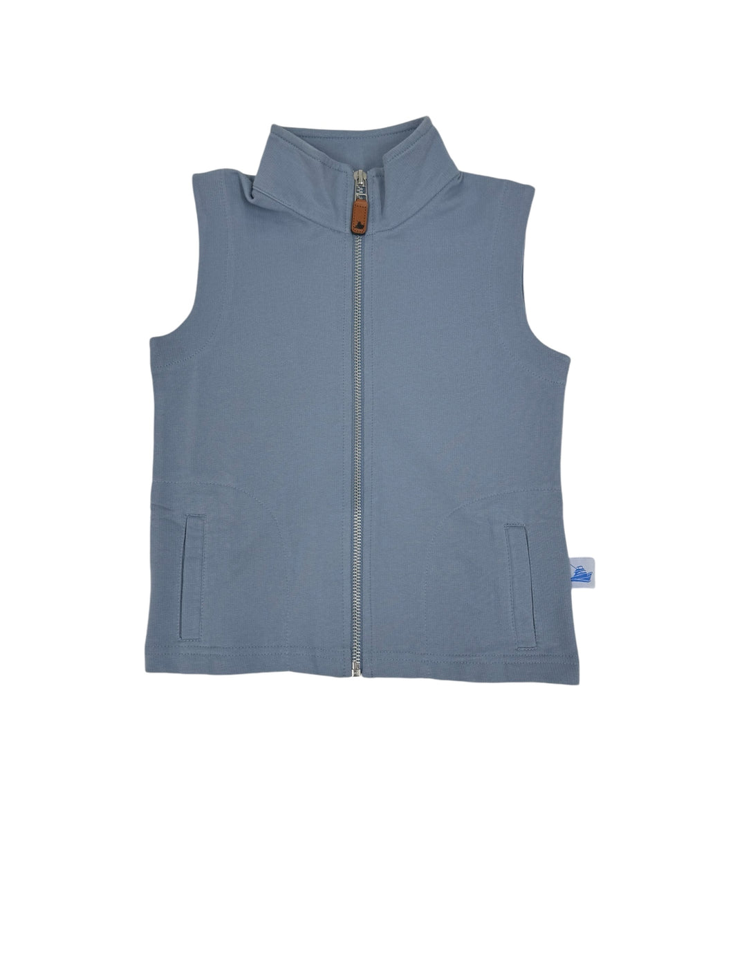 Knit Vest - Dusty Blue