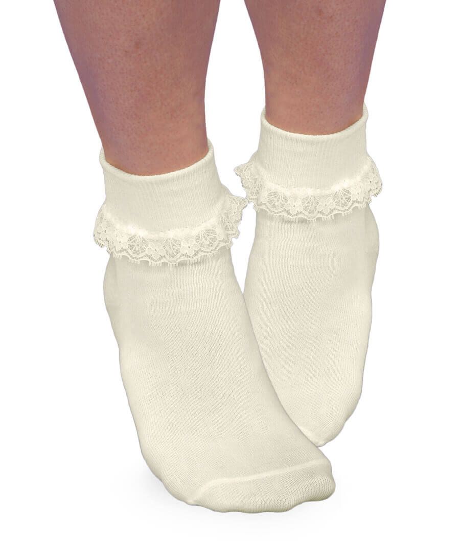 Pearl Lace Socks