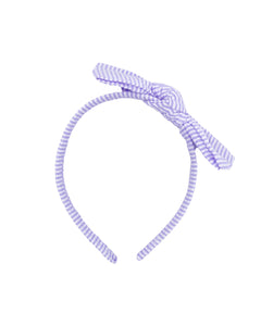 Seersucker Bow Headband