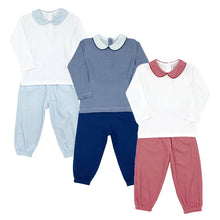 Load image into Gallery viewer, Boys Pima Collared Pant Set
