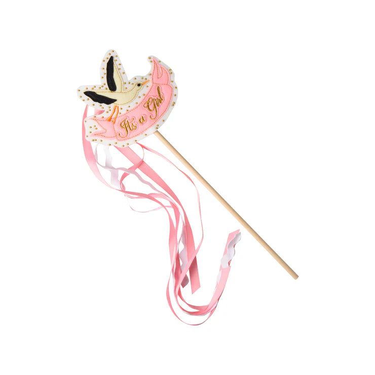 It's A Girl Felt Wand