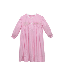 Load image into Gallery viewer, L/S Claire Smocked Gown
