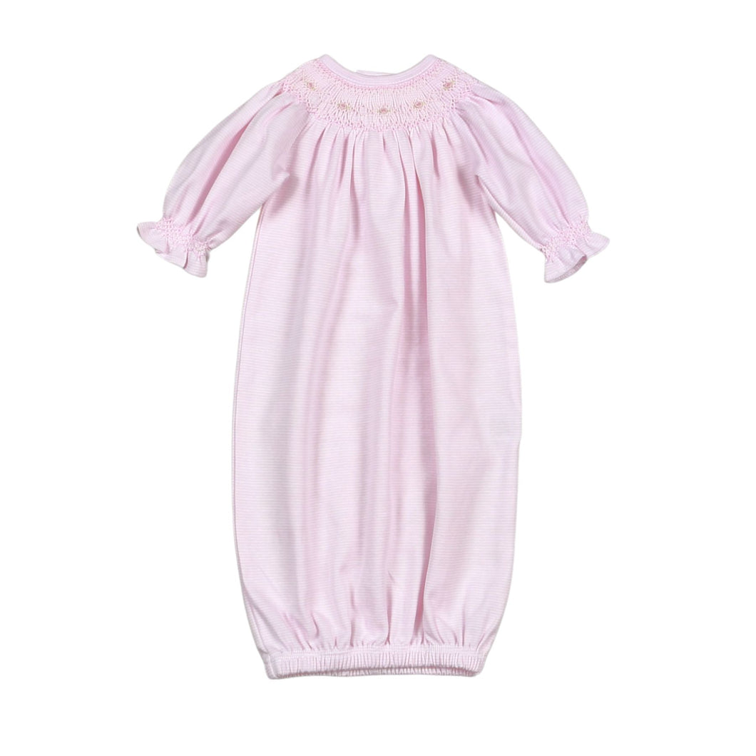 Sally Smocked Bishop Pima Gown