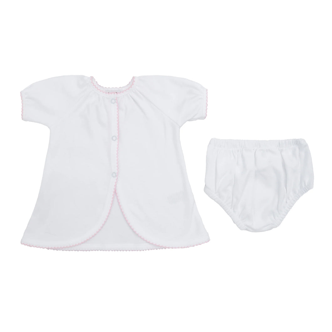 Cotton Knit S/S Diaper Sets