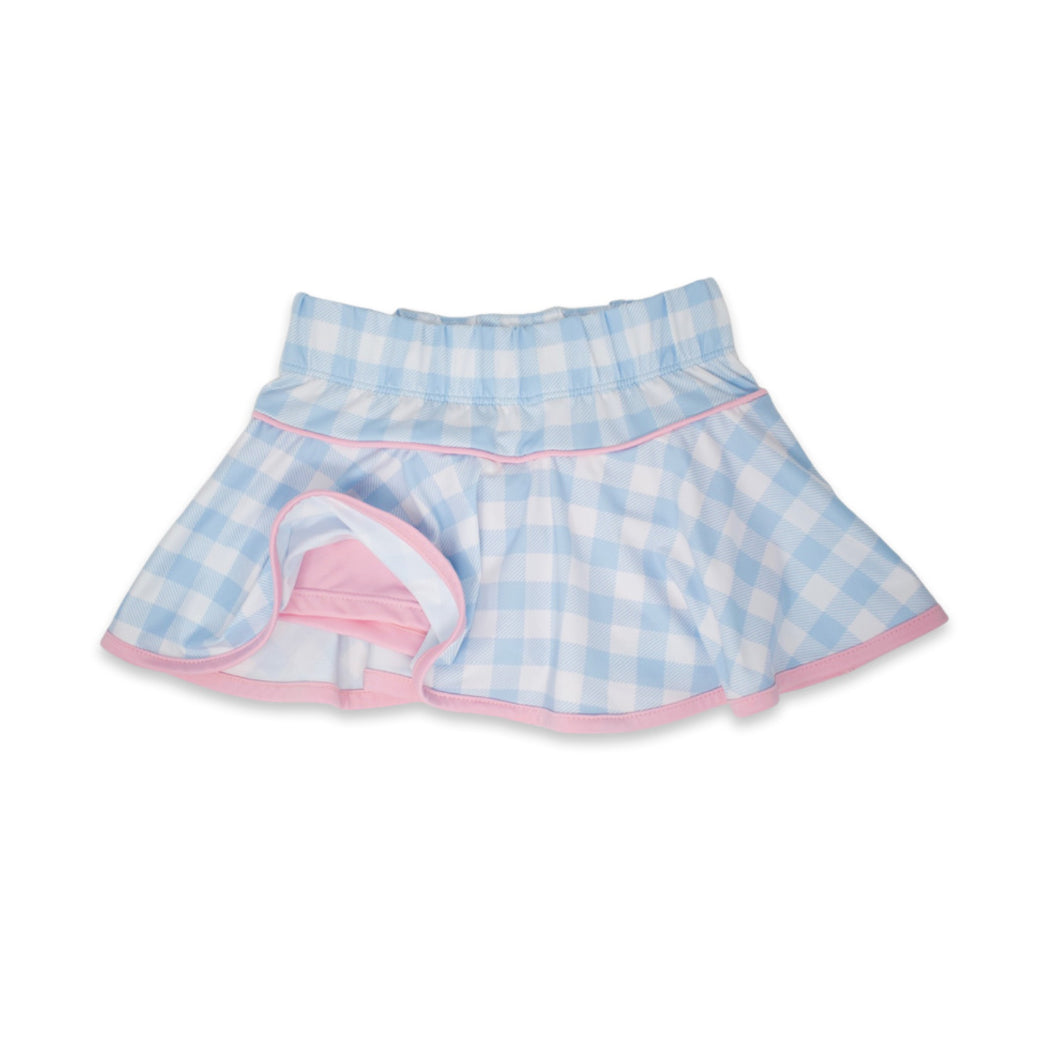 Quinn Skort - Blue Buffalo Check