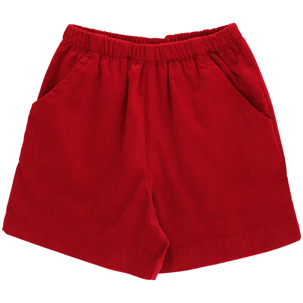 Elastic Waist Cord Short - Red